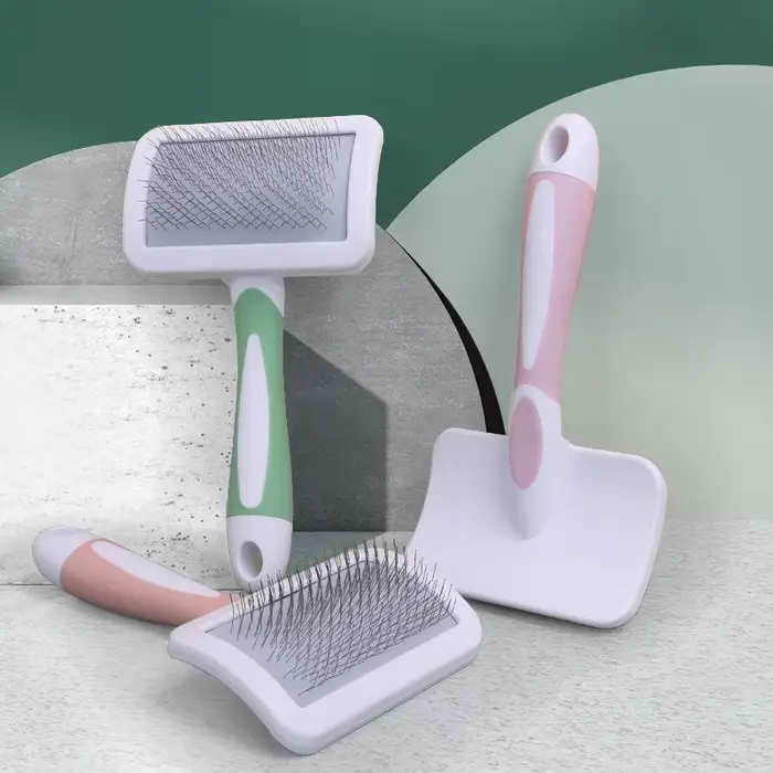 Peigne de perte de poils d'animaux, brosse de toilettage pour chiens et chats, cheveux longs, brosse