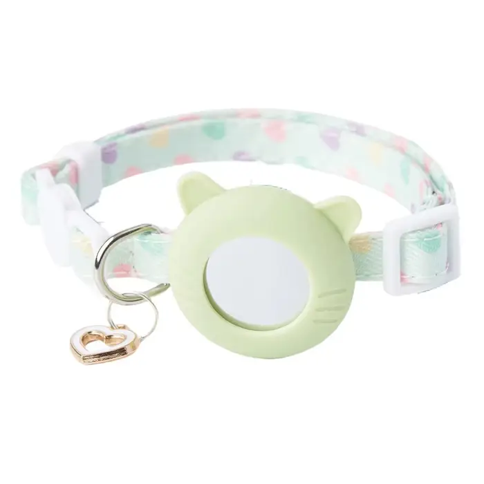 Collier de suivi réglable pour chat, pour support AirTag, boucle de sécurité, étui de protection en 