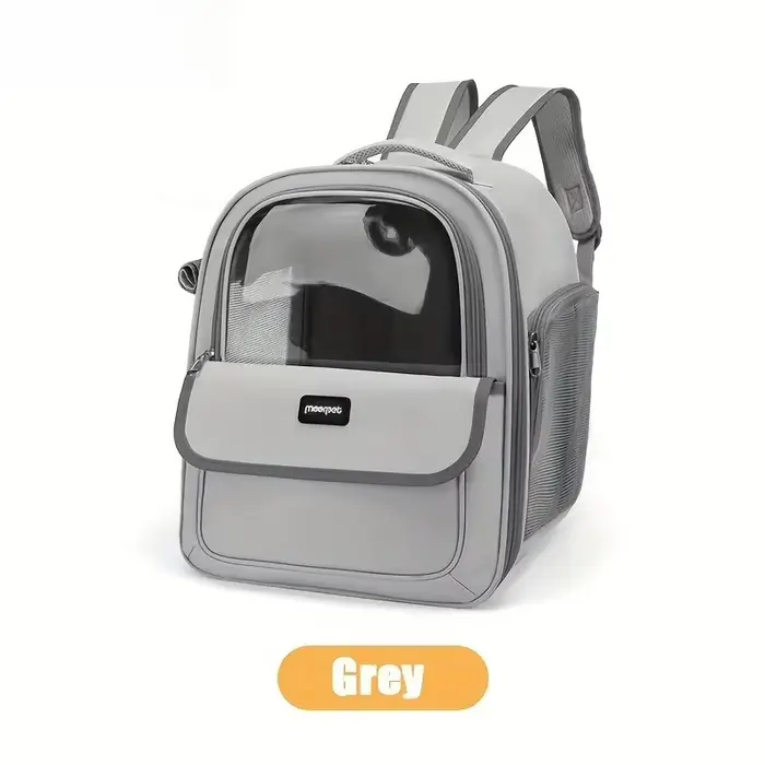 Grand sac à dos pour animaux de compagnie, pour chats et chiens, capsule transparente respirante pou