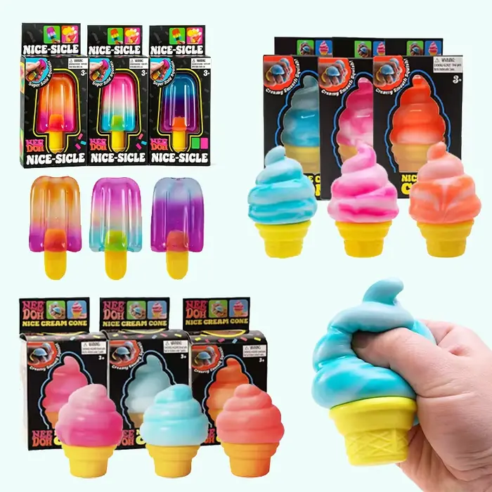 Jouet en forme de cône Nice-Sicle, sensoriel, doux, moelleux, à remontée rapide, anti-stress et anti-anxiété, non toxique, pour adultes atteints de TDAH, pour la relaxation et la gestion de la pressio