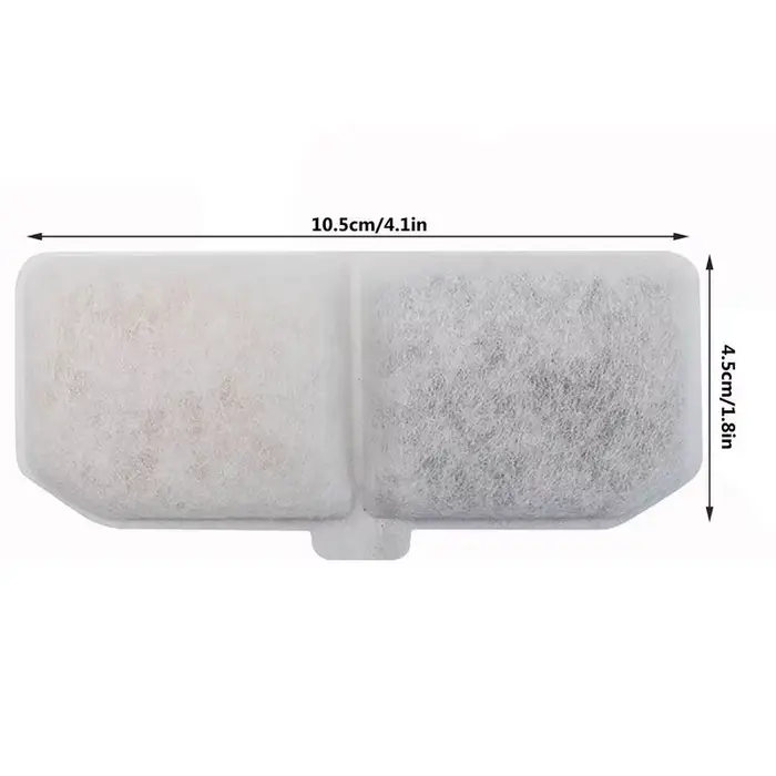 Filtre de fontaine à charbon actif pour animaux de compagnie, filtre de remplacement pour chien, fac