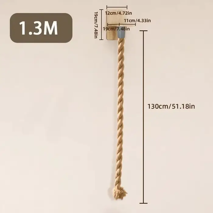 Échelle murale en sisal pour chat, arbre à chat, tour d'escalade murale, jouet pour chats d'intérieu