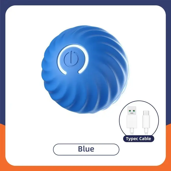 Balle jouet intelligente pour chien, jouet électronique interactif pour animaux de compagnie, USB, j