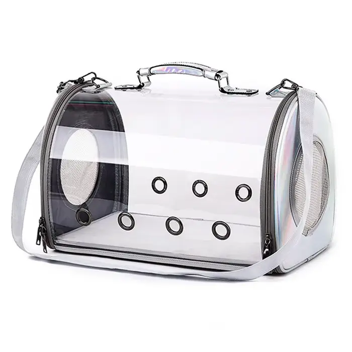 Nouveau transporteur pour animaux de compagnie Portable chiens chat Cage transparente sac à dos Tran