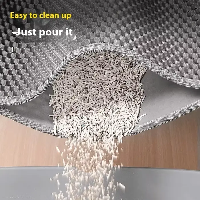 Tapis pour litière de chat
