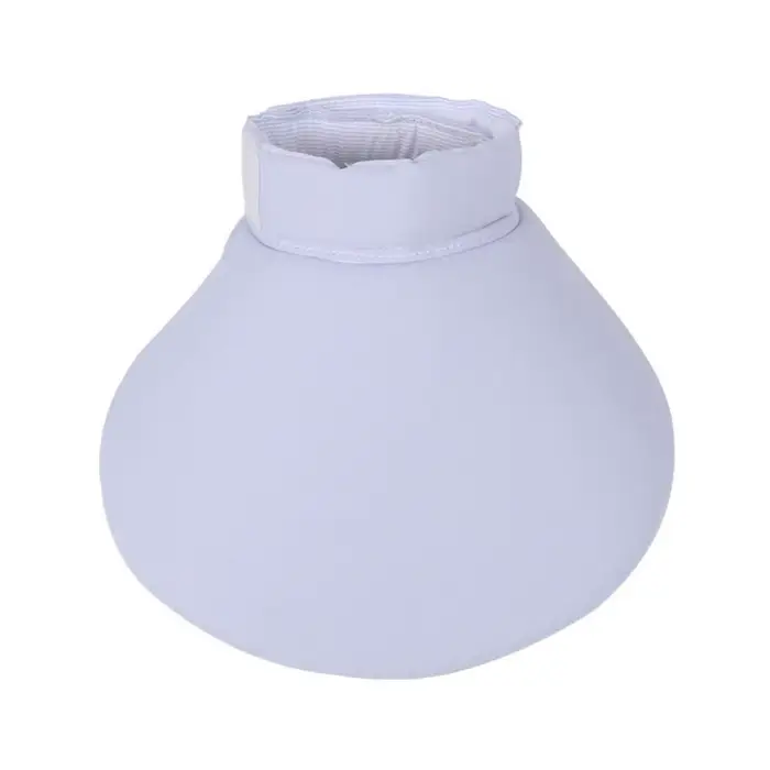 Collier de récupération pratique double face pour chat, respirant et doux, conique de protection rég