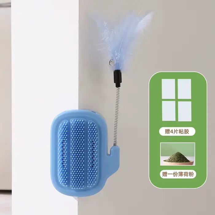 Jouet à gratter pour chat en forme de cactus, design d'angle, sans perte de matériaux, auto-entreten