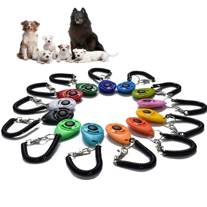 Clicker d'entraînement pour chiens et chats, en plastique, nouveaux chiens, outils d'aide à l'entraî