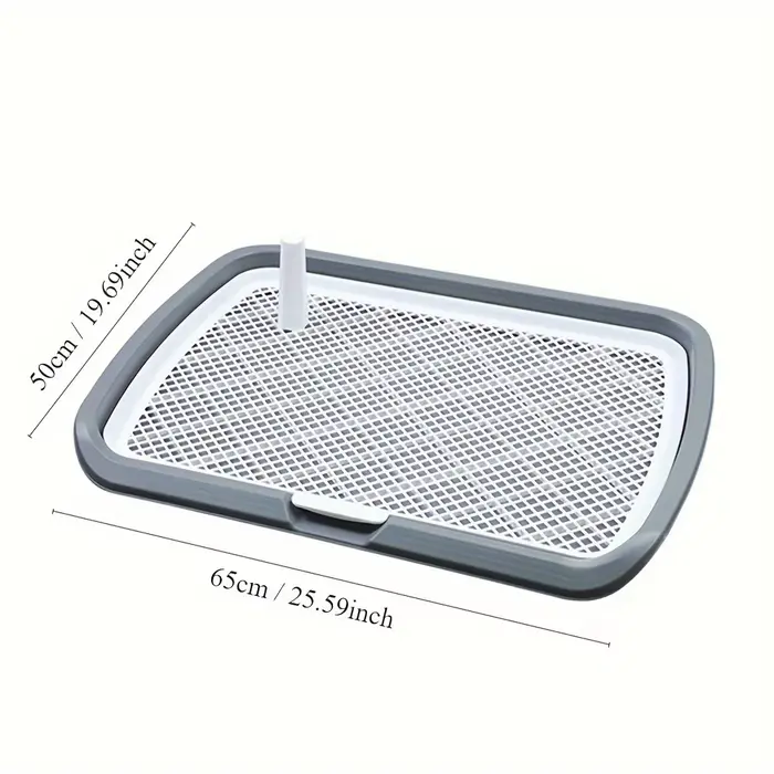 Pot de toilette en plastique réutilisable pour animaux de compagnie, support de pipi pour chien avec