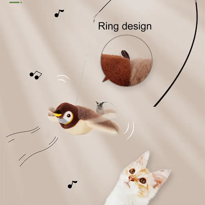 Jouet en peluche pour chat