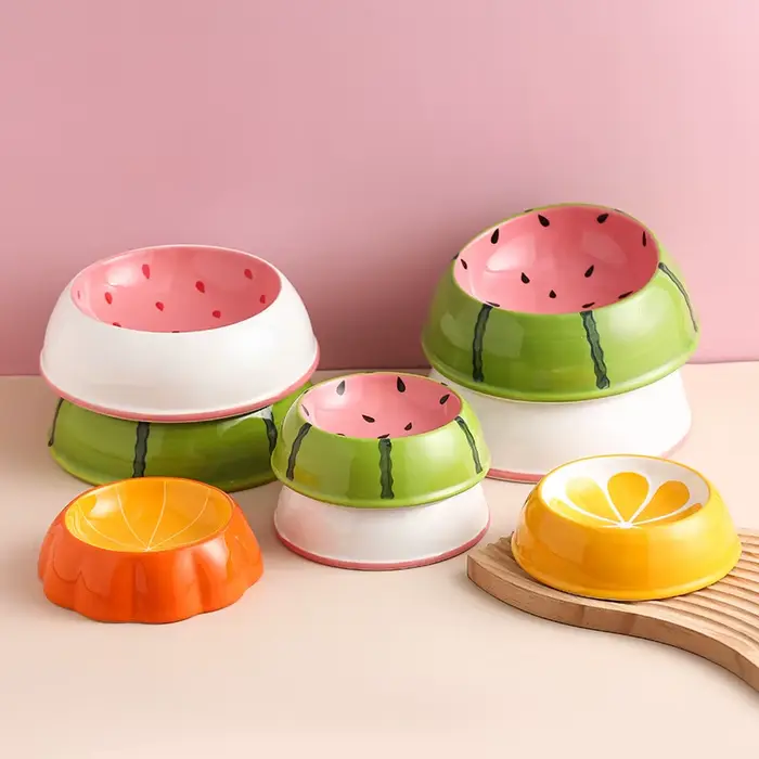 Petits bols pour chats aux designs mignons