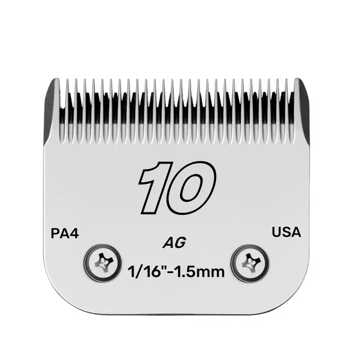 10 #   Lame en acier détachable pour tondeuse pour animaux de compagnie, compatible avec Ainds, Oste