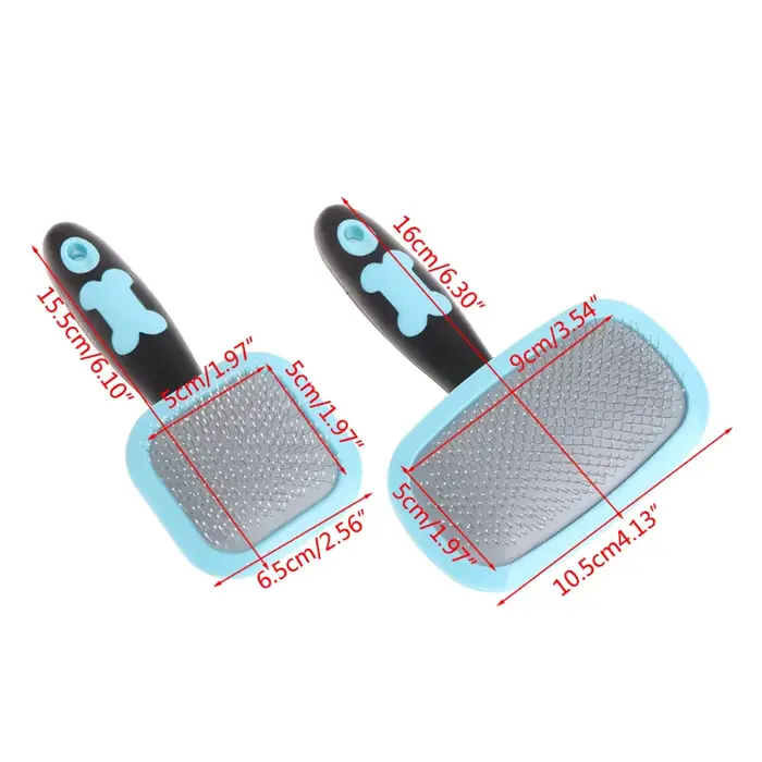 Brosse autonettoyante pour chat, pour chien, élimine les poils amples, peigne emmêlé, outil de toile