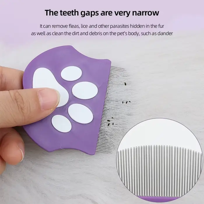 Peigne de toilettage pour animaux de compagnie – Peigne à puces pour chats et chiens, conception inc