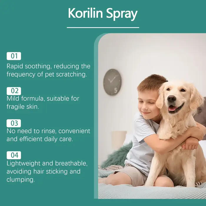 YEGBONG Spray de soin hypoallergénique pour la peau des animaux de compagnie