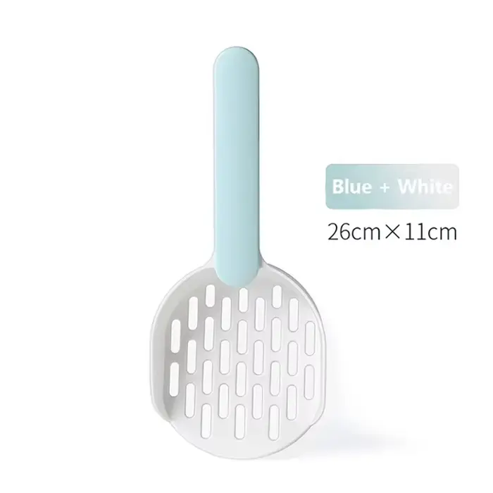 Pelle à litière pour chat à tamisage rapide, pelle à excréments de chat en plastique durable pour li