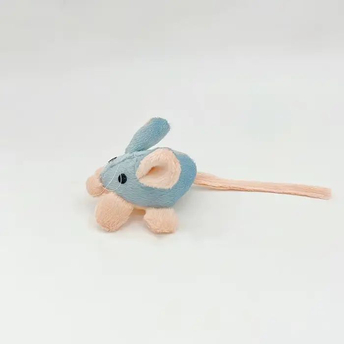 Jouets interactifs pour chats en forme de souris mignonne, souris en peluche, jouet à mâcher durable