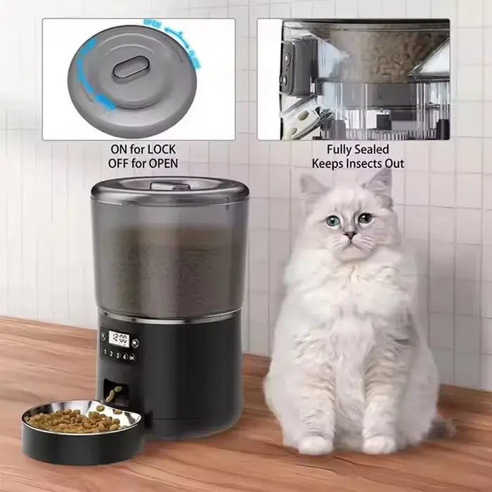 Petavista mangeoire automatique pour chat animal de compagnie intelligent WiFi distributeur de croquettes de nourriture