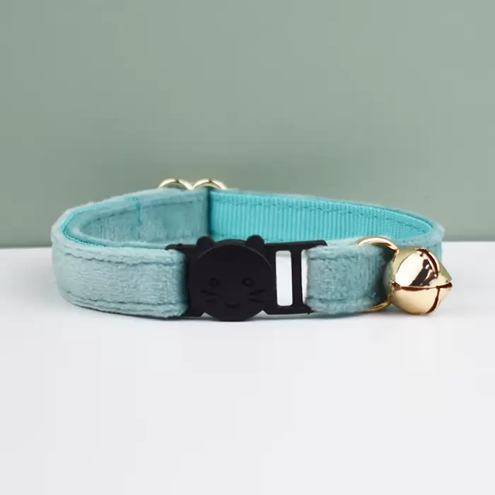 Collier de chat en velours, à la mode, avec nœud papillon, avec boucle de sécurité réglable, accesso