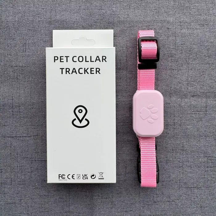 Traceur GPS étanche pour animaux de compagnie - Localisateur pour chiens et chats, avec collier régl