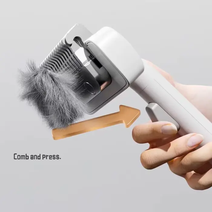 Coupe-noeud de fourrure pour animaux de compagnie, peigne dissolvant de poils de chat, outils de toilettage pour chat, brosse simple face, nettoyeur de cheveux longs et bouclés, produits pour animaux 