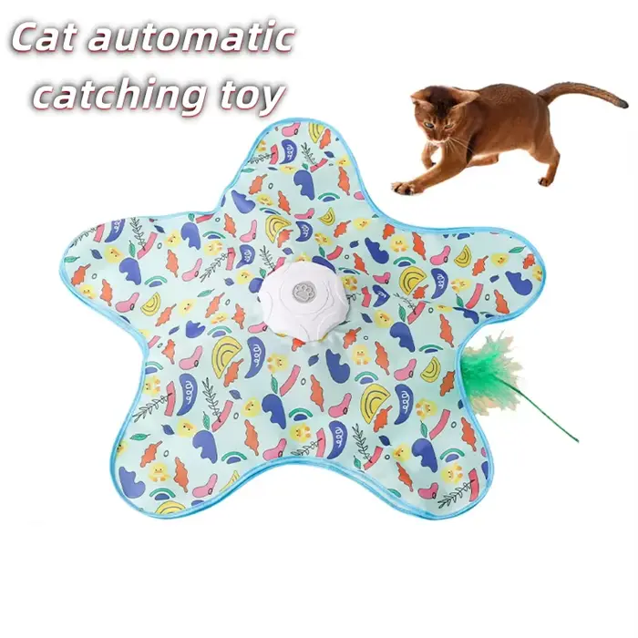 Jouet électrique interactif pour chat : tourne-disque intelligent et amusant pour stimuler et soulager l'ennui