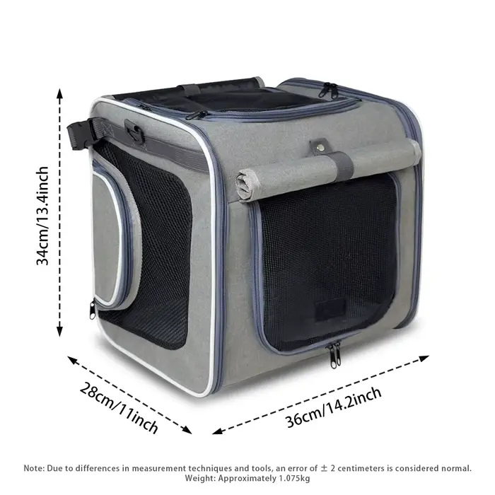 Sac de transport pour vélo et moto, adapté au transport de chats et de chiens, sac à dos portable po