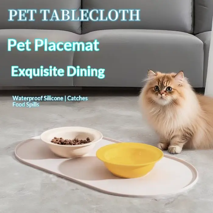Tapis d'alimentation pour chats/chiens Multipet pour foyers multi-animaux