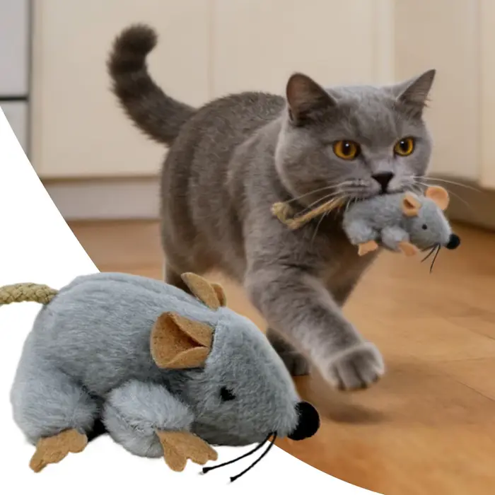 Jouet en peluche pour chat