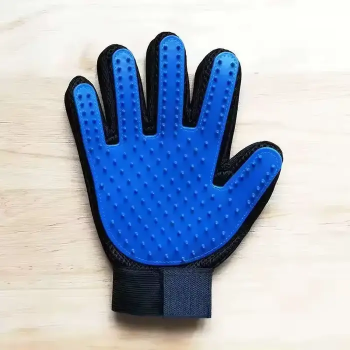 Gant de toilettage pour chat, brosse de bain pour animaux, brosse de massage pour l'élimination des