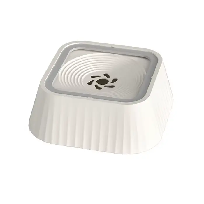 1 bol à eau anti-déversement pour animaux de compagnie - Conçu pour les chats et les chiens avec bas