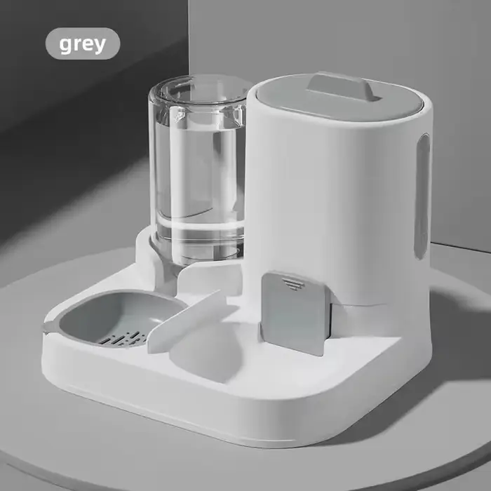 Mangeoire automatique pour chien et chat, distributeur d'eau combiné, grande capacité, mangeoire à e