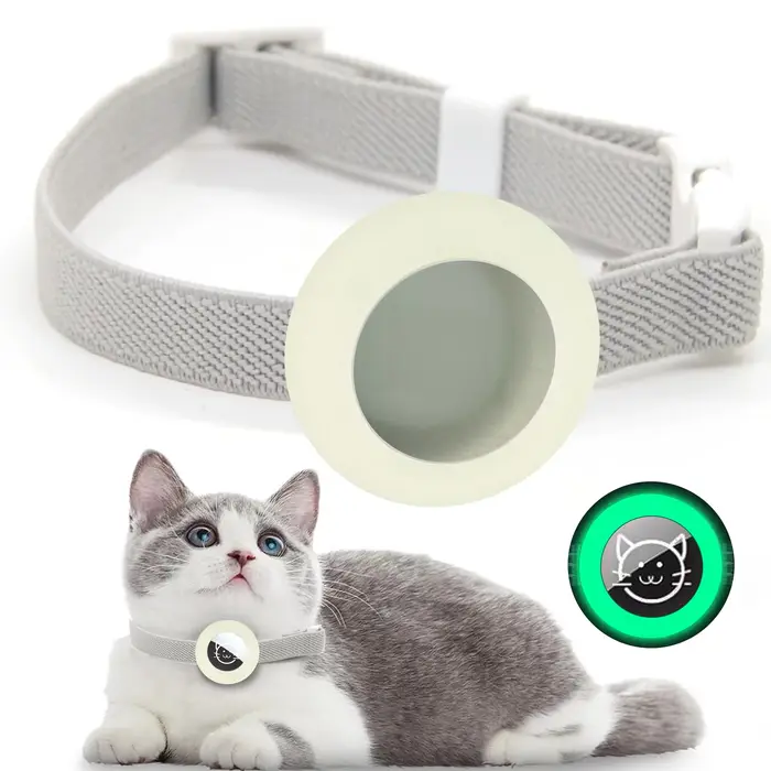Collier de chat Airtag pour Apple Tag, étui de protection Anti-perte pour traceur GPS, léger, extens