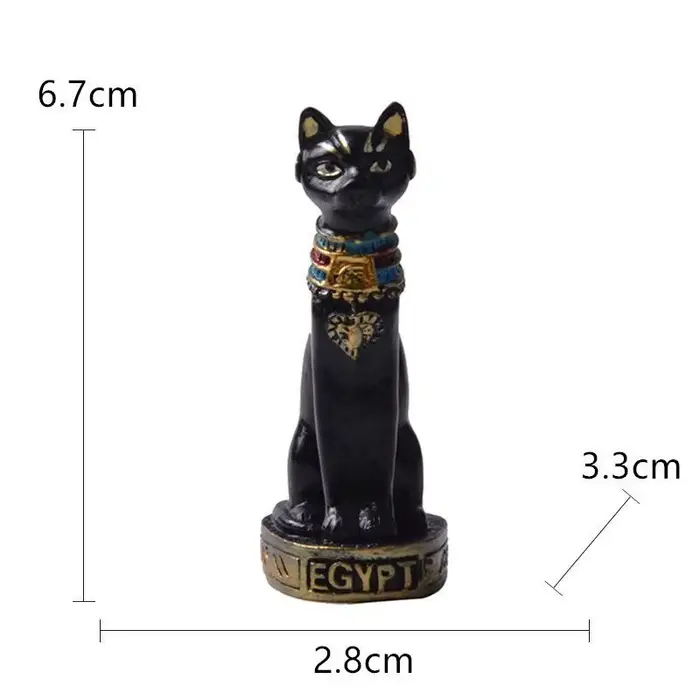 Statue de chat ornement