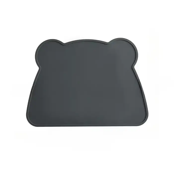 Tapis en Silicone Anti-sale, facile à nettoyer, pour chats et chiens, résistant à l'eau et aux fuite