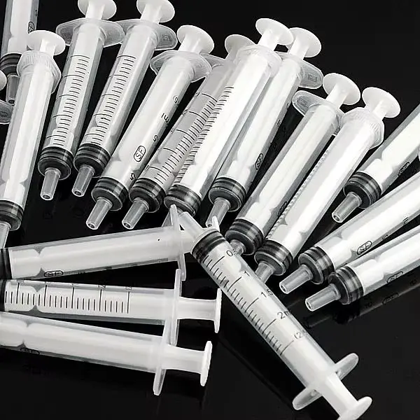 Seringue à nutriments liquides de 2.5ml, outils de mesure réutilisables, seringue en plastique pour 