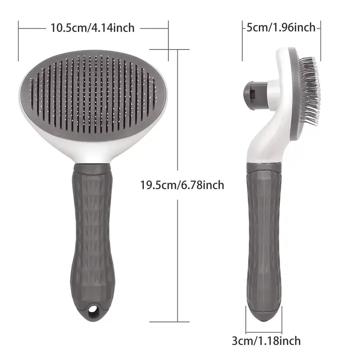 Brosse autonettoyante pour animaux de compagnie, peigne pour chiens et chats, accessoire de toiletta
