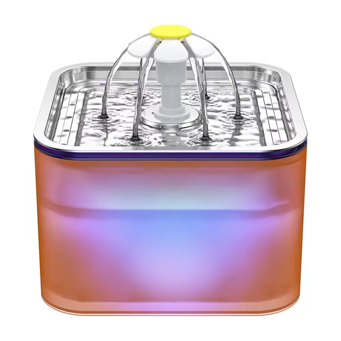 Fontaine à eau automatique pour chat 3,2 L, alimentée par USB, bol à eau circulante en acier inoxyda