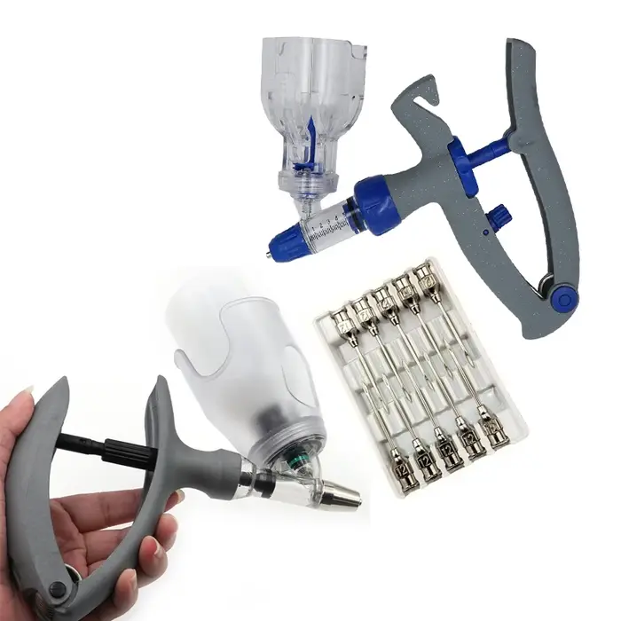 Seringue continue vétérinaire automatique, 1ml/2ml/5ml, Injection animale, vaccine réglable pour bét