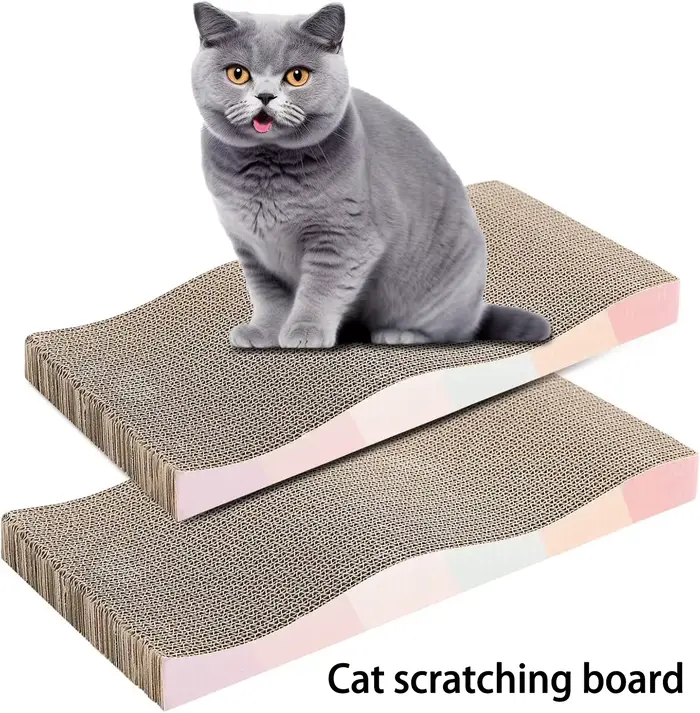 Griffoir pour chat en carton ondulé multi-formes