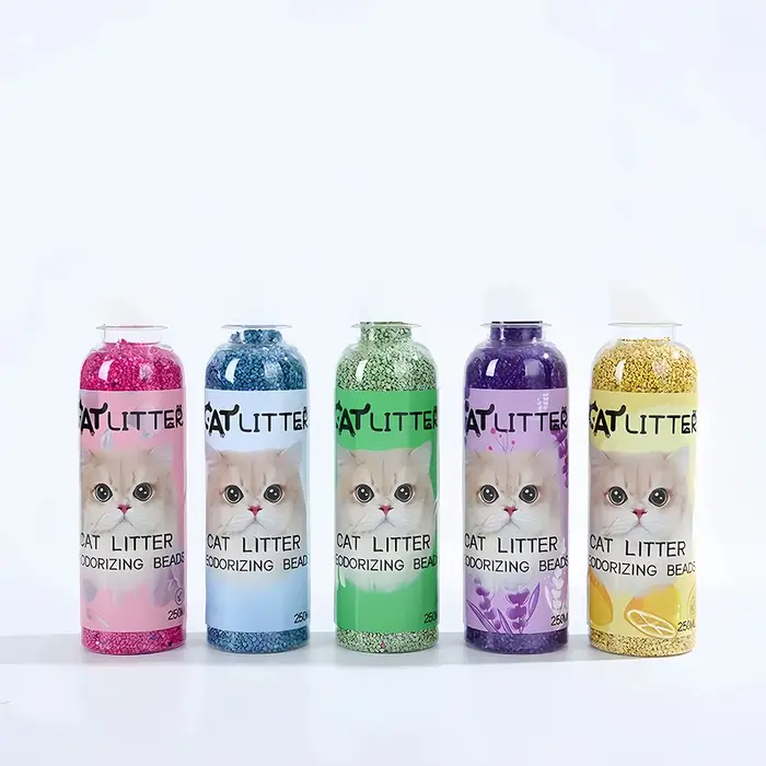 Perles désodorisantes pour litière de chat 2025 – Parfum agréable