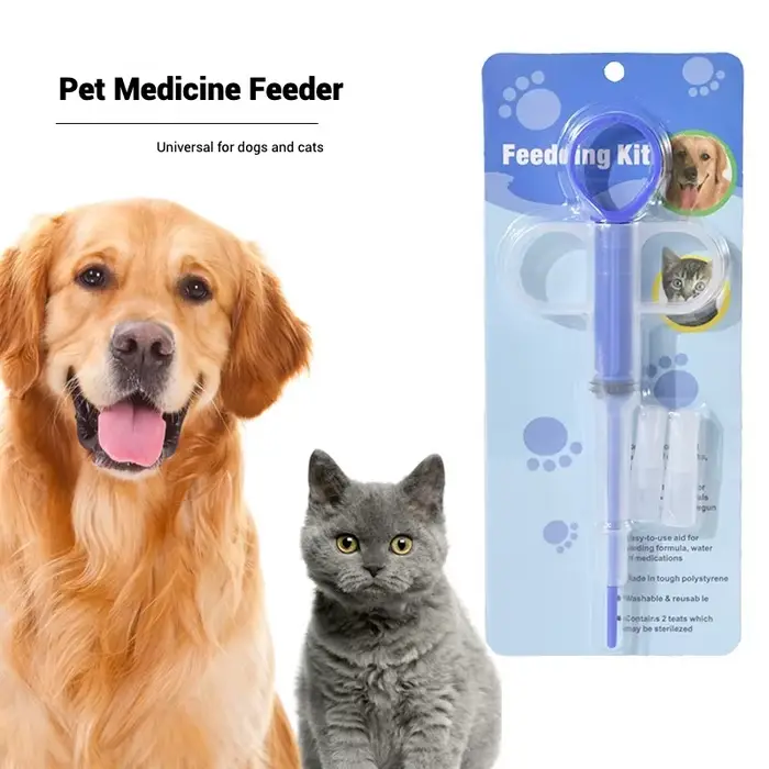 Mangeoire à médicaments pour animaux de compagnie