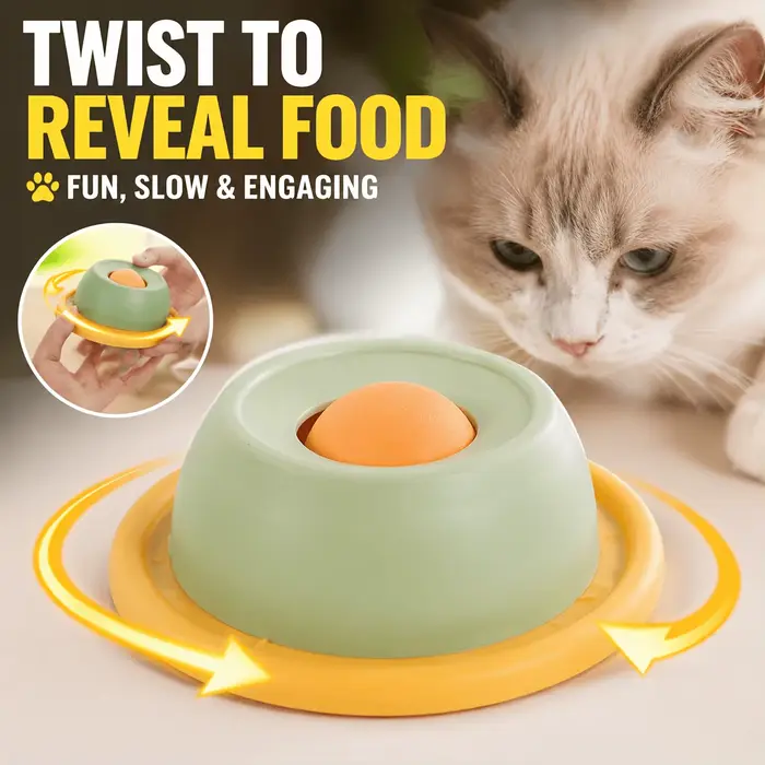 Bol pour chat anti-éclaboussures de grande capacité ! Fabriqué en matériau de qualité alimentaire avec une base robuste