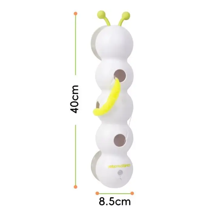 Jouet interactif pour chat Caterpillar, jouet à taquiner automatique, Rechargeable, activé par le mo