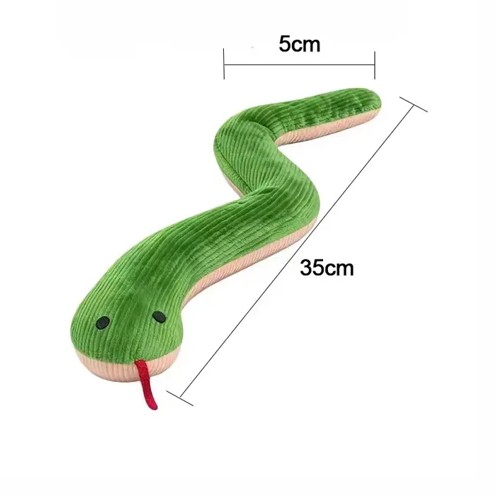 Jouet interactif serpent sonore pour chats et chiens – Jouet à frapper pour chatons de 16,5'' de lon