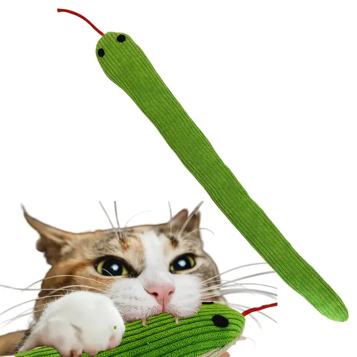 Jouet pour chat en forme de serpent, 1 pièce, jouet sonore froissé, jouet interactif pour chaton, ad