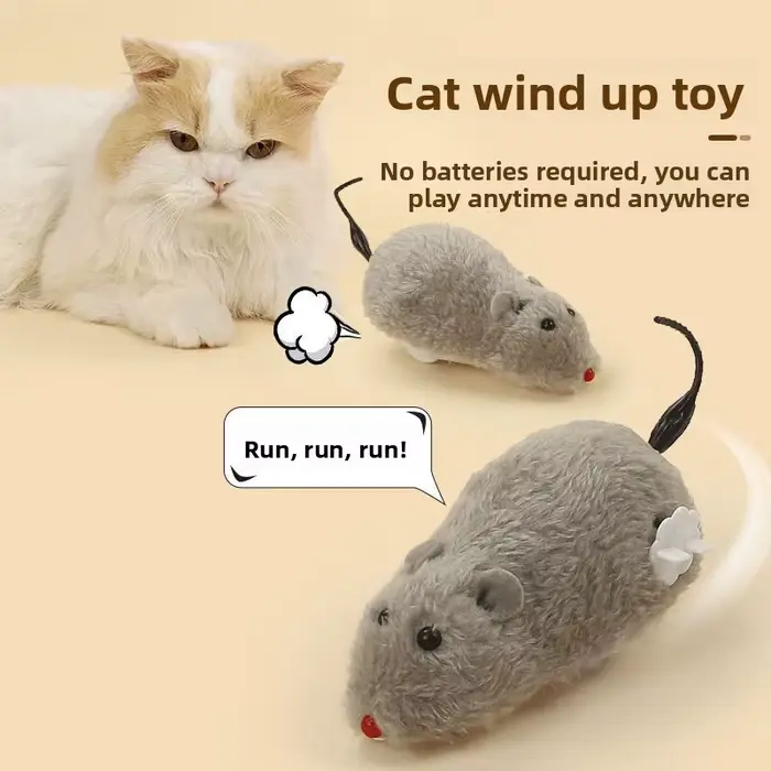 Jouet en peluche souris pour animaux de compagnie