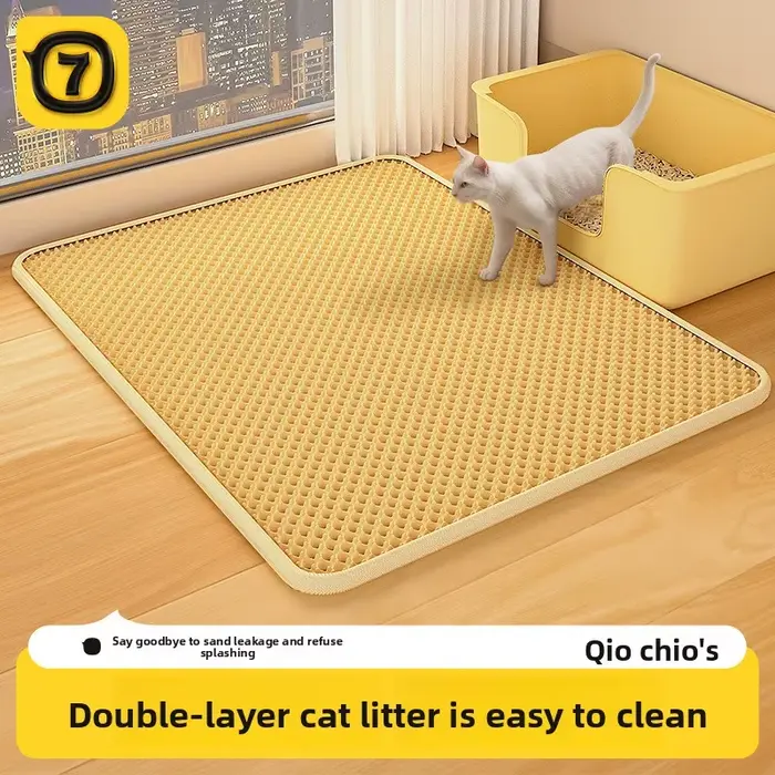 Tapis pour litière de chat