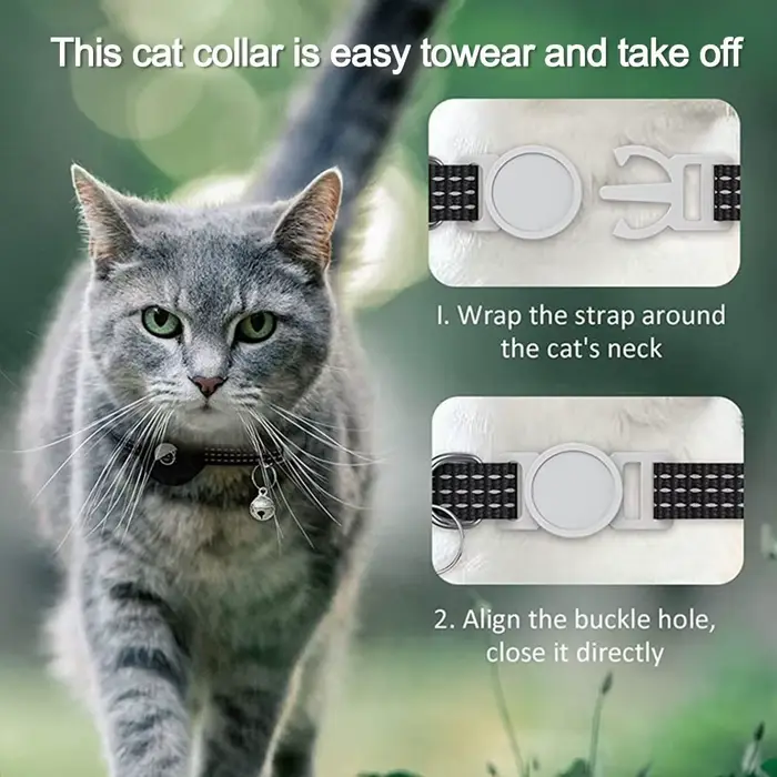 Collier anti-perte avec GPS pour chat