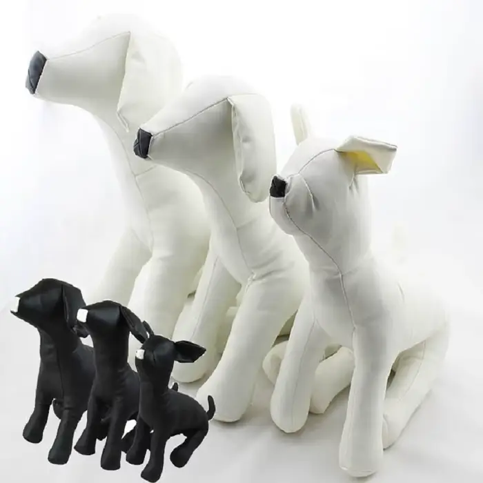 Modèle de torse en cuir PVC pour animaux de compagnie, mannequin pour chien, support de vêtements po